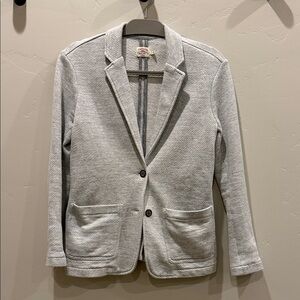 Faherty Inlet Knit Blazer, heathered Gray